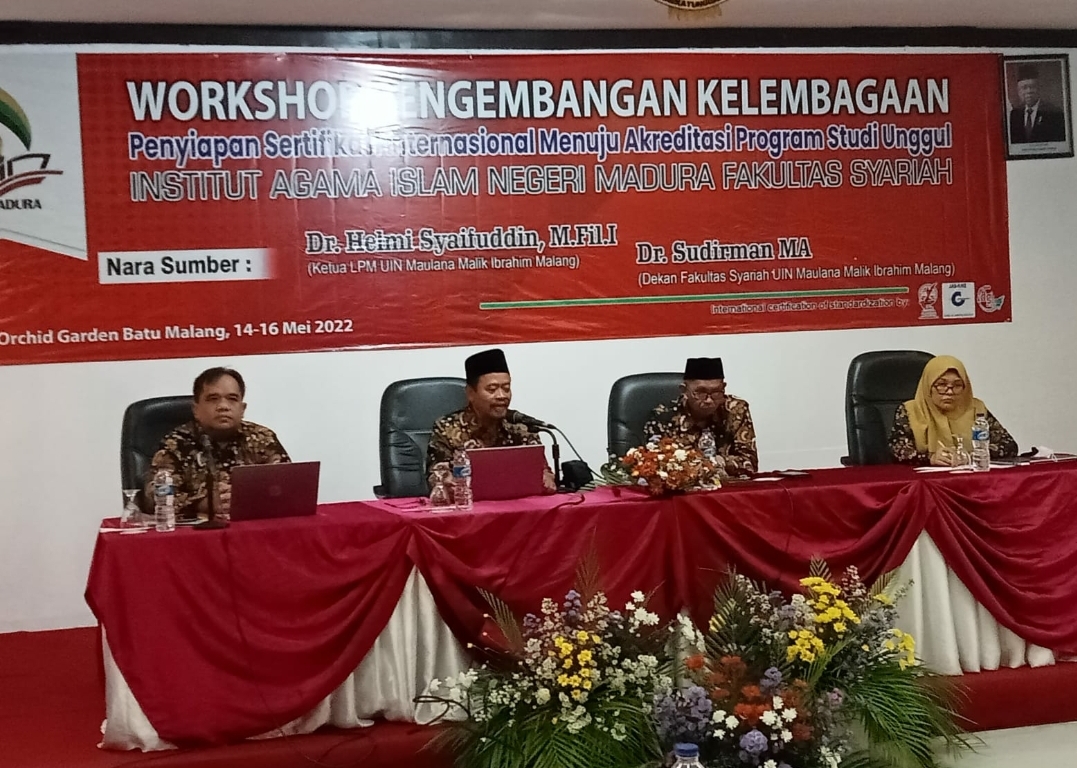 Ikhtiyar Mewujudkan Akreditasi Internasional, Fakultas Syariah Selenggarakan Workshop Pengembangan Kelembagaan