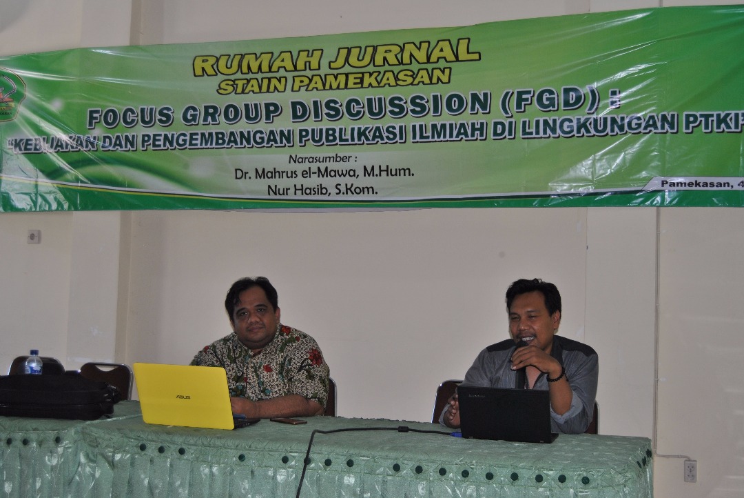 Rumah Jurnal STAIN Pamekasan melaksanakan FGD menuju jurnal internasional bereputasi