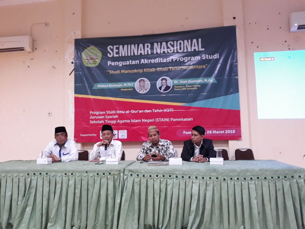 Kebutkan Akreditasi, Program Studi Ilmu Al-Quran dan Tafsir Hadirkan Pakar Filologi