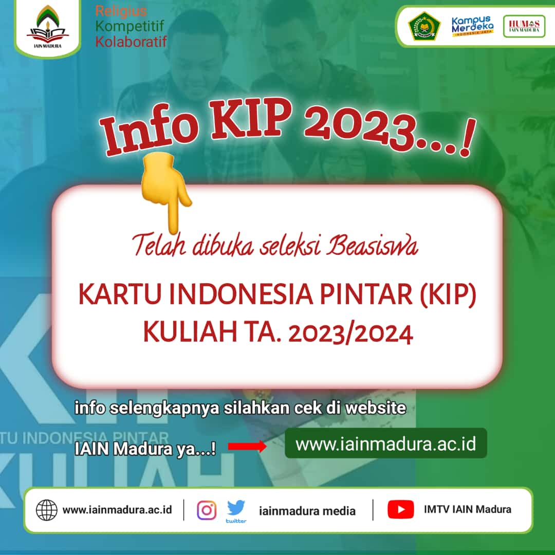 SELEKSI BEASISWA KIP KULIAH TAHUN 2023