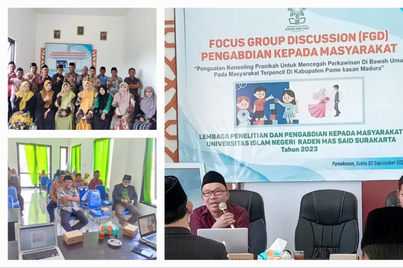 Dosen IAIN Madura Jadi Narasumber FGD BKPI, Kerja Sama antara LPPM UIN RM Said Surakarta dengan Fak. Tarbiyah IAIN Madura