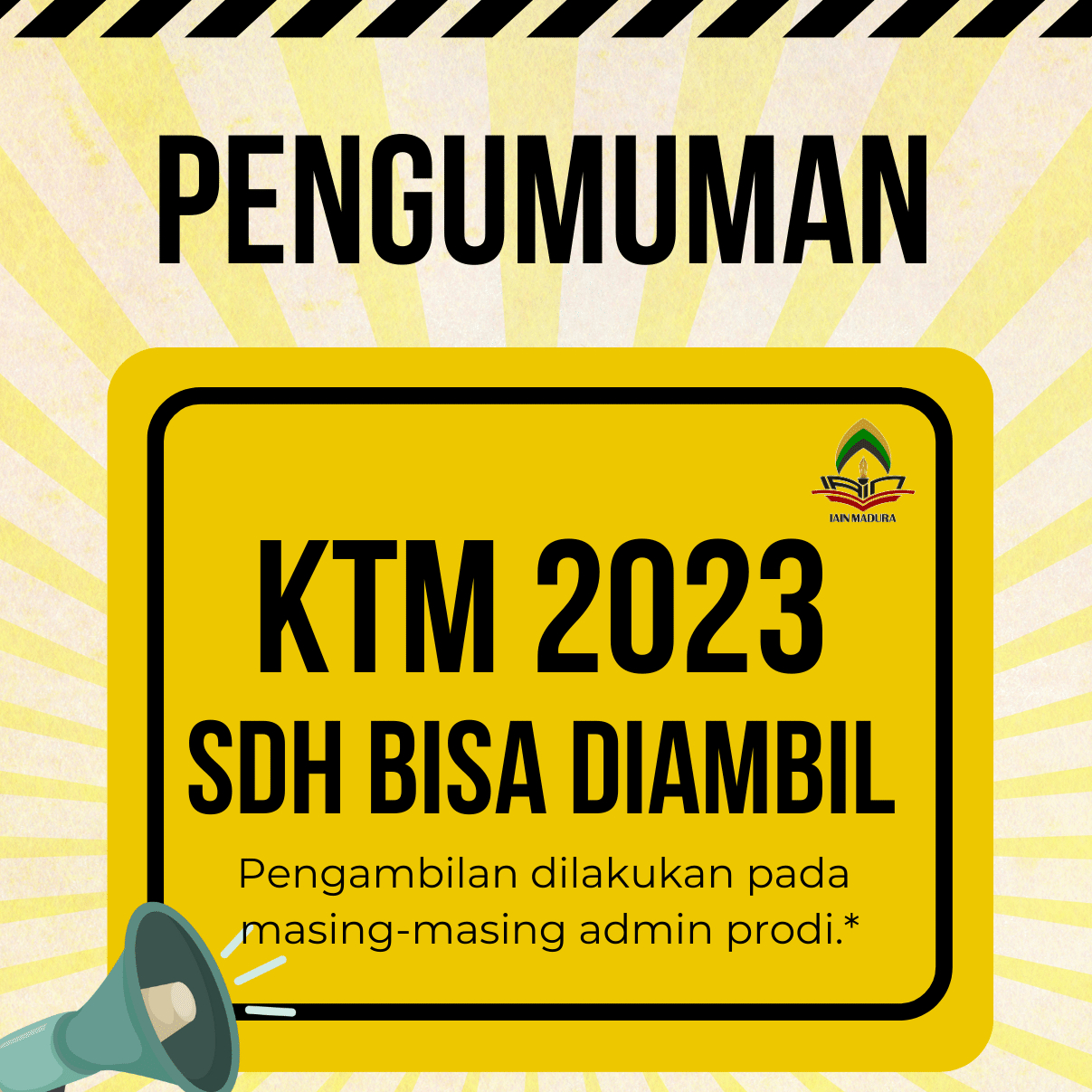 Pengambilan Kartu Tanda Mahasiswa (KTM)2023