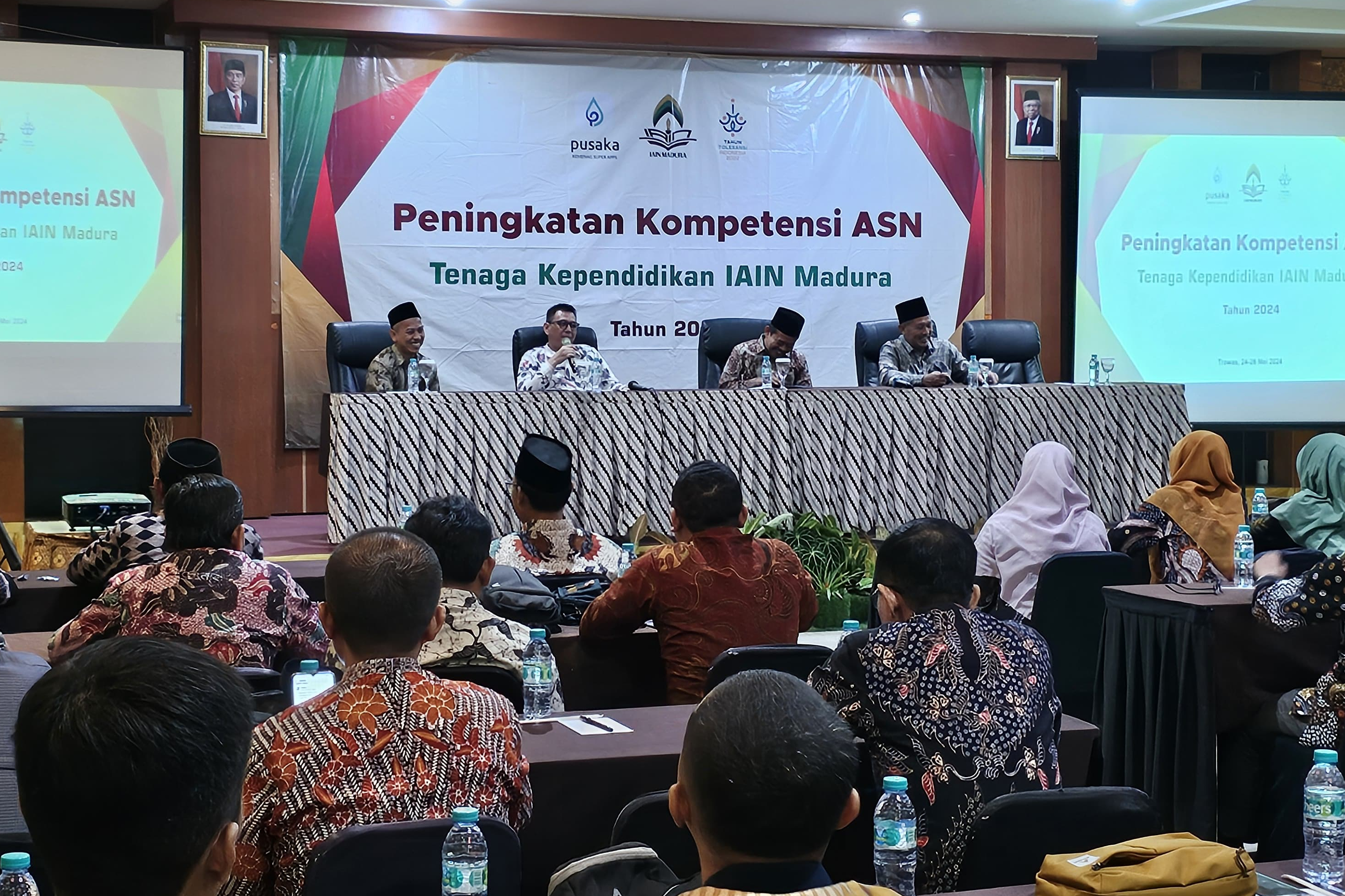 Pembukaan Kegiatan Peningkatan Kompetensi ASN Tenaga Kependidikan IAIN Madura Tahun 2024