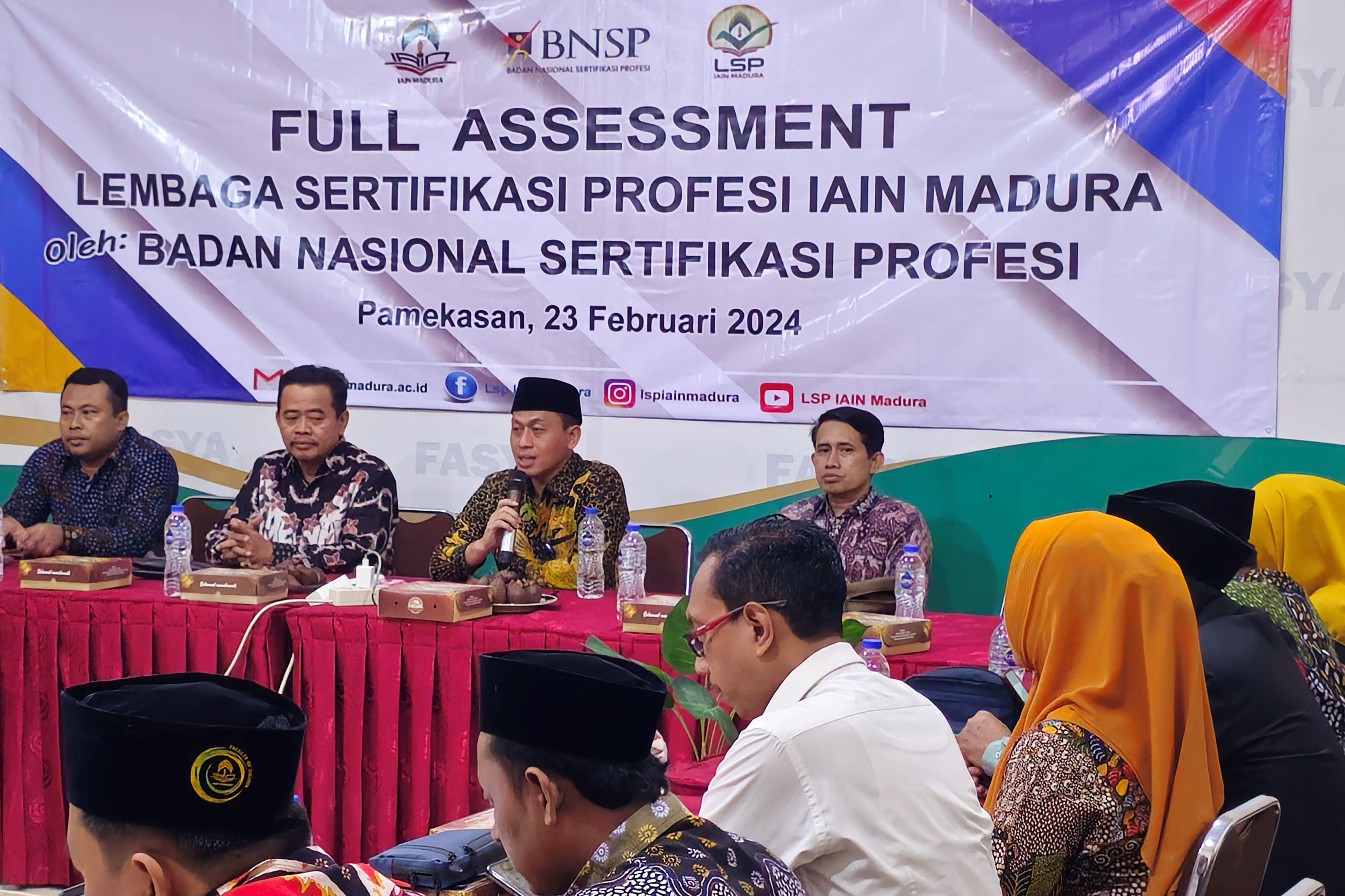 BNSP Lakukan Full Assessment terhadap LSP IAIN Madura, BNSP: sebagai Jaminan bahwa Lulusan IAIN Madura Berkualitas