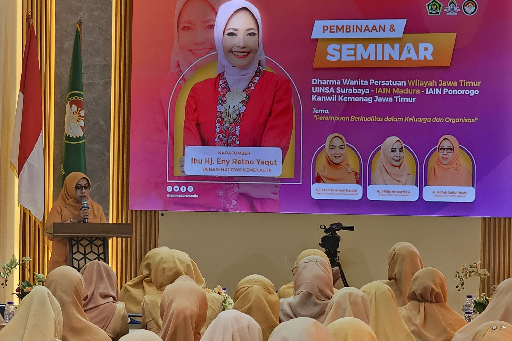 DWP IAIN Madura Ikuti Pembinaan dan Seminar oleh Penasihat DWP Kemenag RI