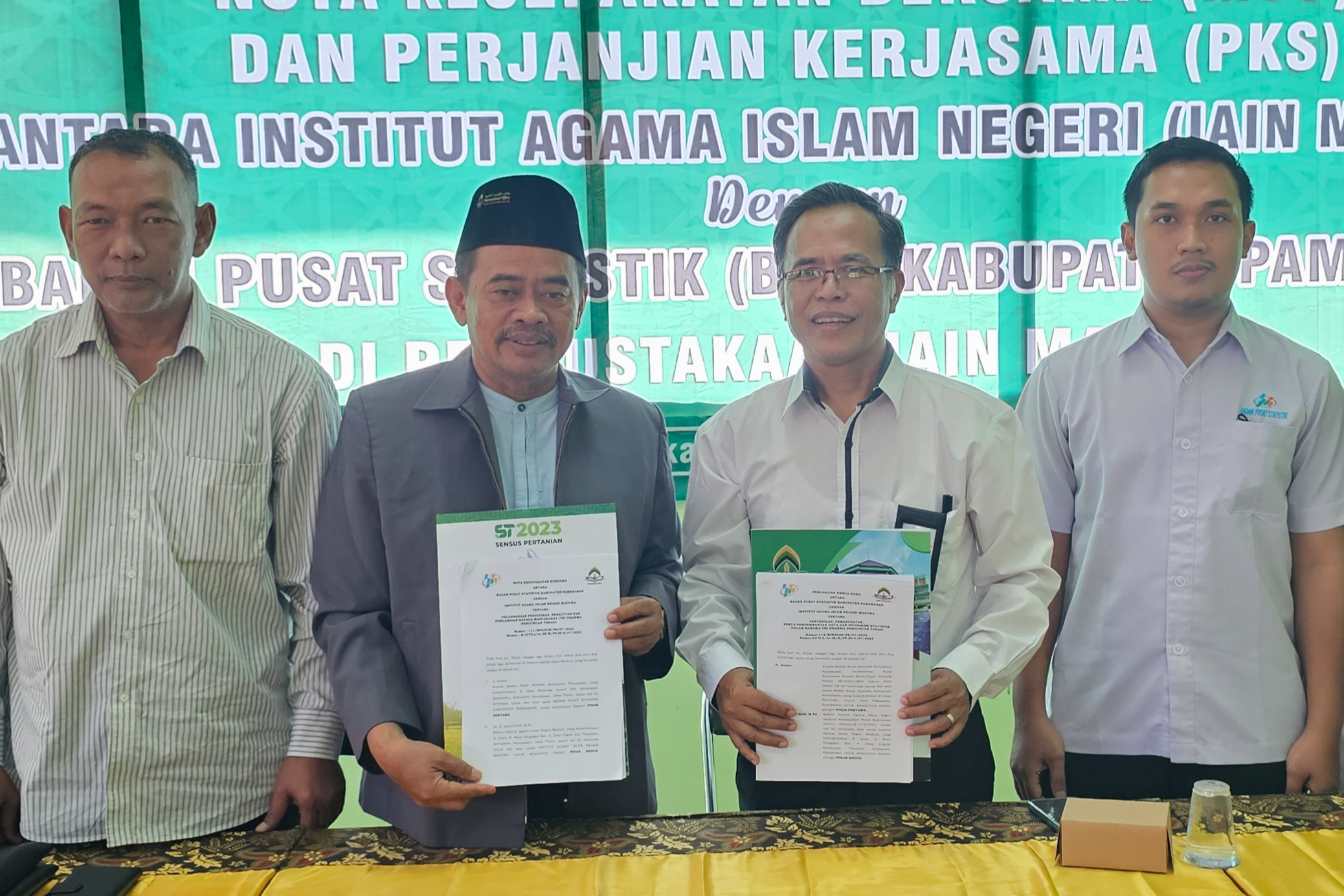 Penandatanganan MoU dan PKS dengan BPS Kabupaten Pamekasan