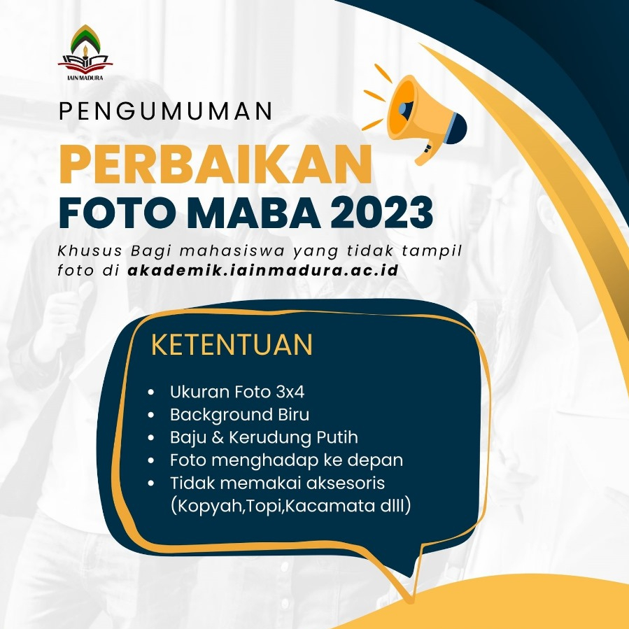 Perbaikan Foto Mahasiswa Baru 2023