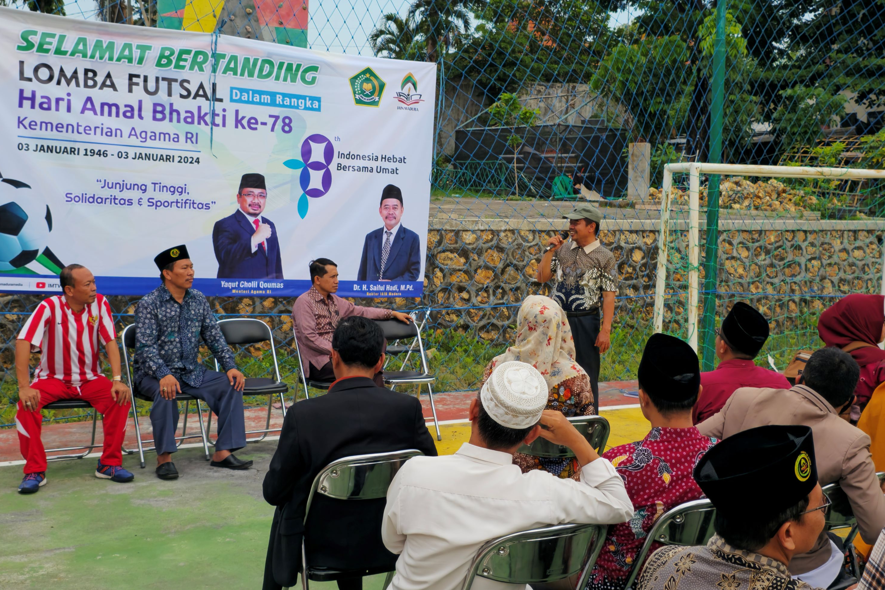 Pembukaan Rangkaian Kegiatan HAB Ke-78 Kementerian Agama RI, Rektor: Junjung Tinggi Solidaritas dan Sportivitas