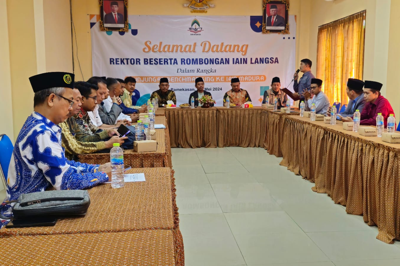 Kampus Tanean Lanjhang IAIN Madura menjadi Tuan Rumah Benchmarking dari IAIN Langsa dan IAIN Kediri