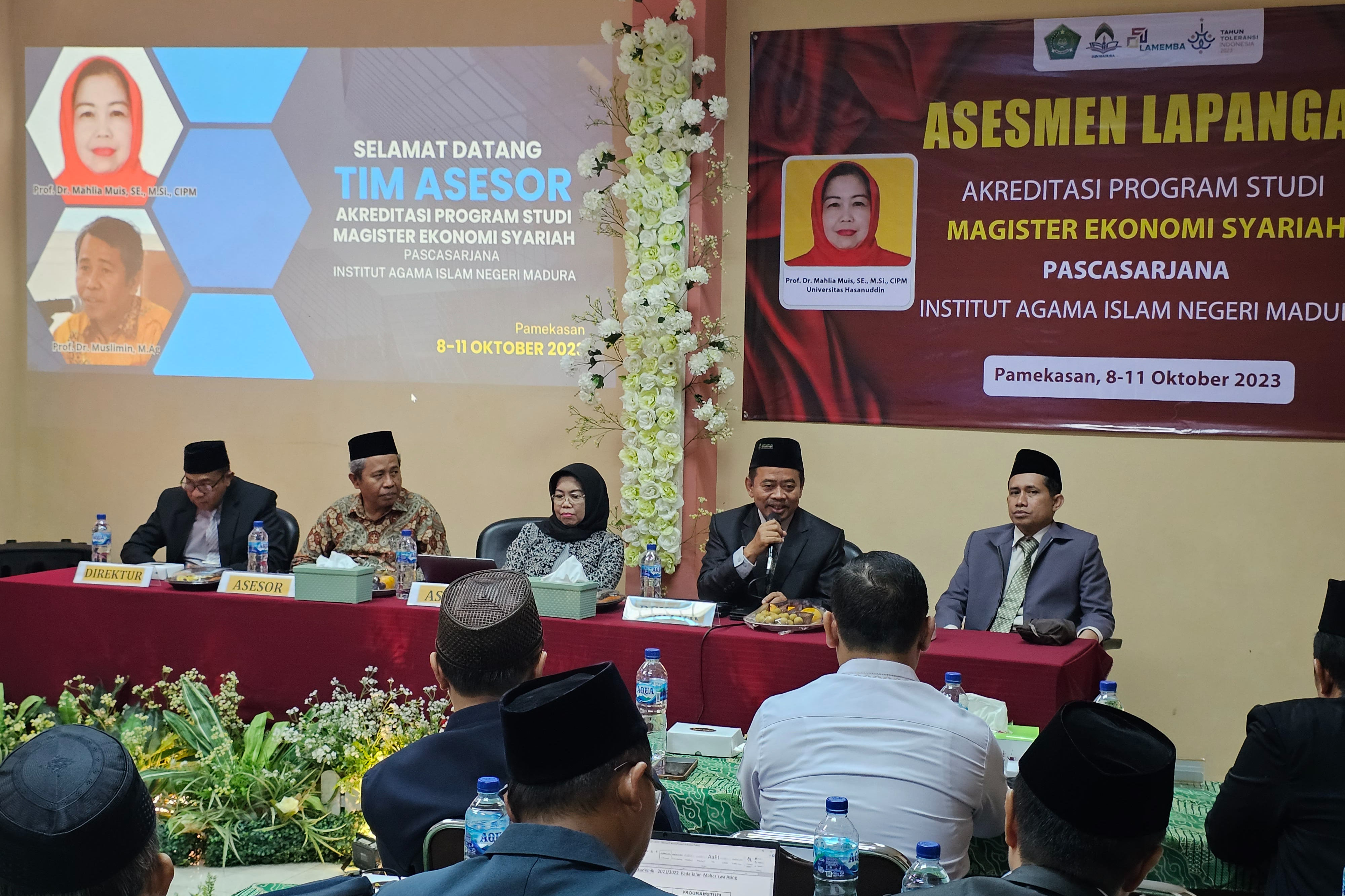 Asesmen Lapangan Prodi Magister Ekonomi Syariah Pascasarjana IAIN Madura mulai Tanggal 09-11 Oktober 2023