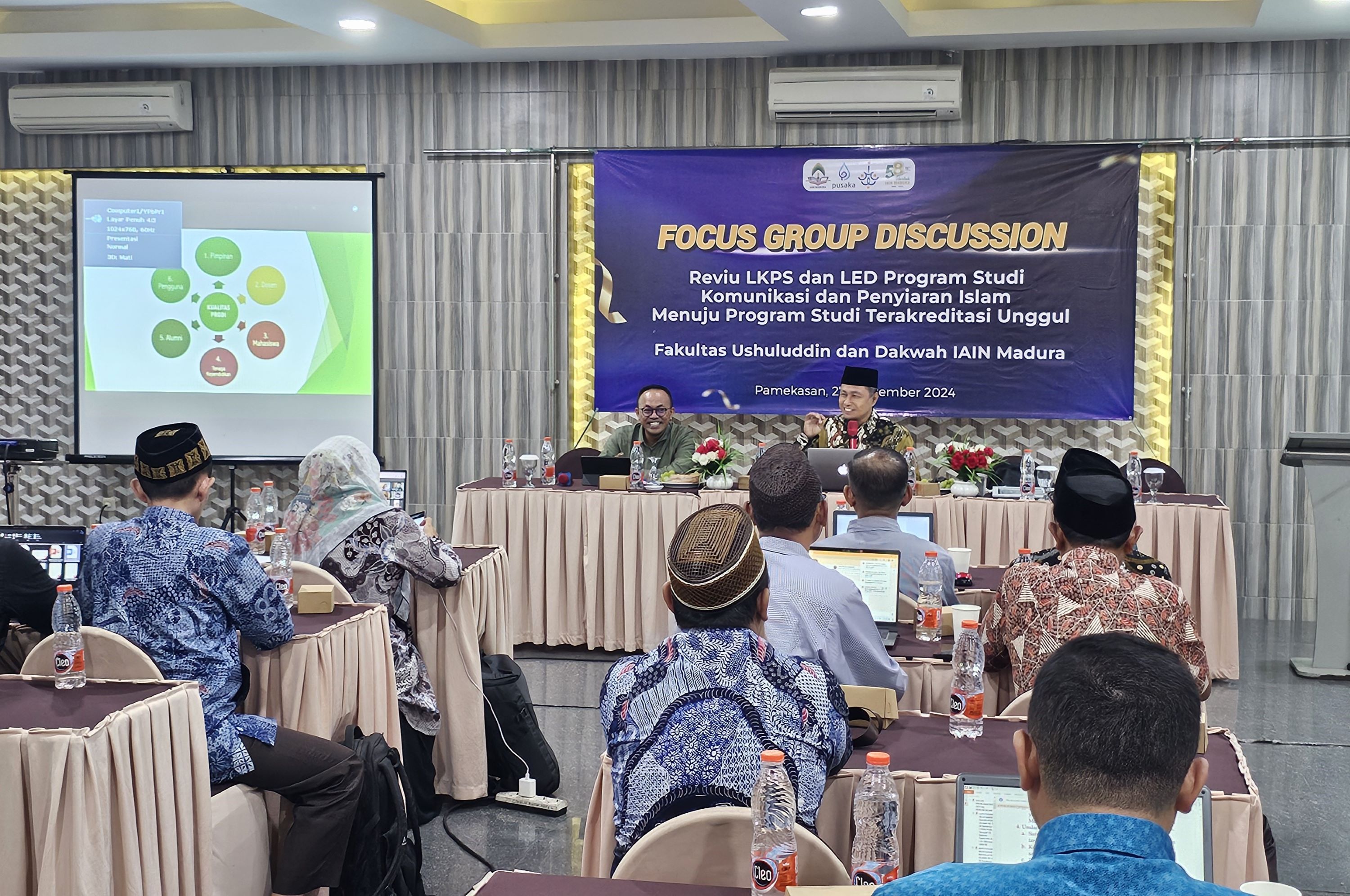 Fakultas Ushuluddin dan Dakwah IAIN Madura Gelar FGD Persiapan Akreditasi Unggul Prodi KPI